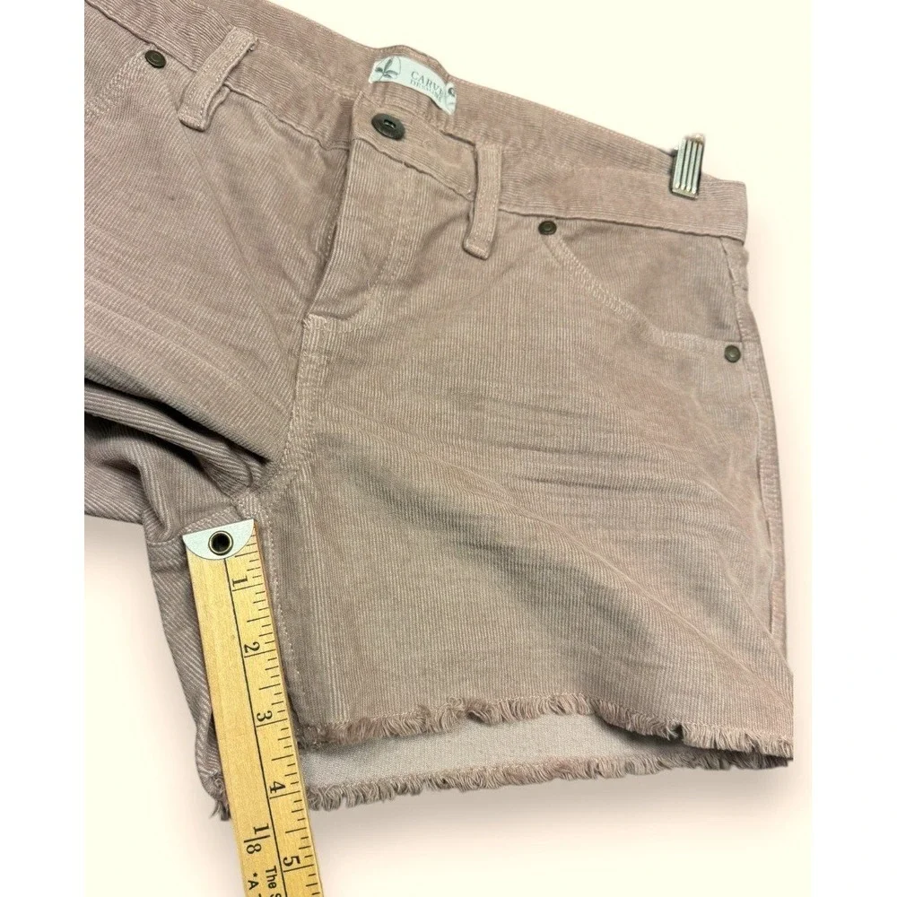 Carve Designs Mauve Pink Frayed Hem Women’s Shorts - Picture 8 of 10
